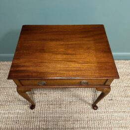 Stunning Edwardian Walnut Antique Low Boy