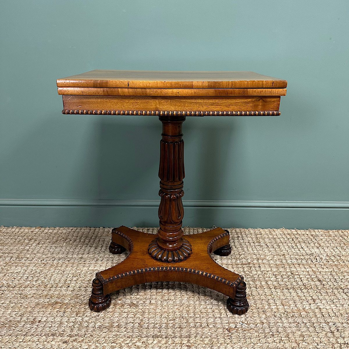 Elegant Antique Regency Rosewood Games Table 1 Elegant Antique Regency Rosewood Games Table