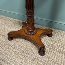 Elegant Antique Regency Rosewood Games Table