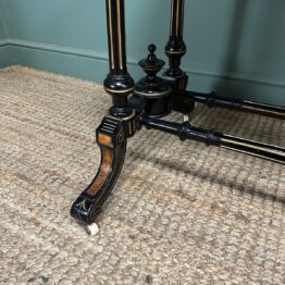 Rare Victorian Amboyna Antique Table