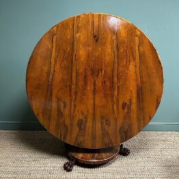 Striking Circular Antique William IV Dining Table