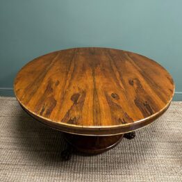 Striking Circular Antique William IV Dining Table