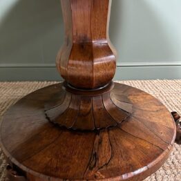 Striking Circular Antique William IV Dining Table