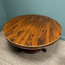 Striking Circular Antique William IV Dining Table