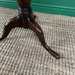 Country House Low Antique Georgian Oak Circular Table
