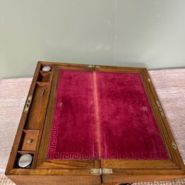 Stunning Walnut Antique Victorian Writing Slope