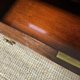 Superb Quality Antique Inlaid Writing Table / Desk by Jas Shoolbred & Co
