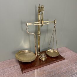 Decorative Victorian Antique Brass Scales
