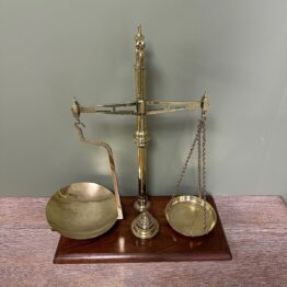 Decorative Victorian Antique Brass Scales