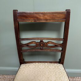 Set of 6 Antique Georgian Mahogany Dining Chairs