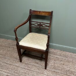 Set of 6 Antique Georgian Mahogany Dining Chairs