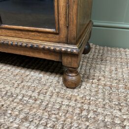 Quality Edwardian Oak Antique Bookcase