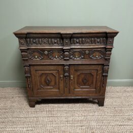 Unusual Antique Georgian Oak Chest