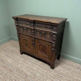 Unusual Antique Georgian Oak Chest