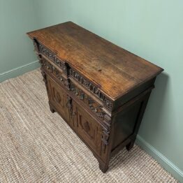 Unusual Antique Georgian Oak Chest