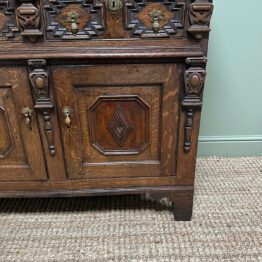 Unusual Antique Georgian Oak Chest