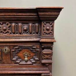 Unusual Antique Georgian Oak Chest
