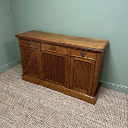 Quality Victorian Antique Oak Sideboard
