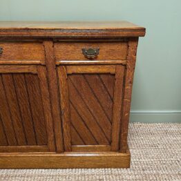 Quality Victorian Antique Oak Sideboard