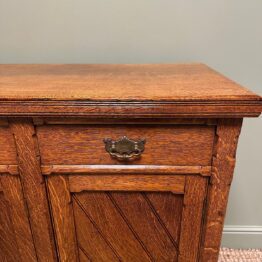 Quality Victorian Antique Oak Sideboard