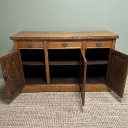 Quality Victorian Antique Oak Sideboard