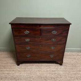 Beautiful Georgian Antique Mahogany Chest of Drawers