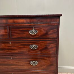 Beautiful Georgian Antique Mahogany Chest of Drawers
