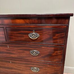 Beautiful Georgian Antique Mahogany Chest of Drawers