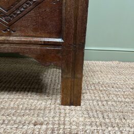 18th Century Period Antique Oak Coffer