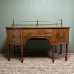 Large Mahogany Antique Victorian Sideboard by Edwards & Roberts