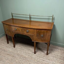 Large Mahogany Antique Victorian Sideboard by Edwards & Roberts