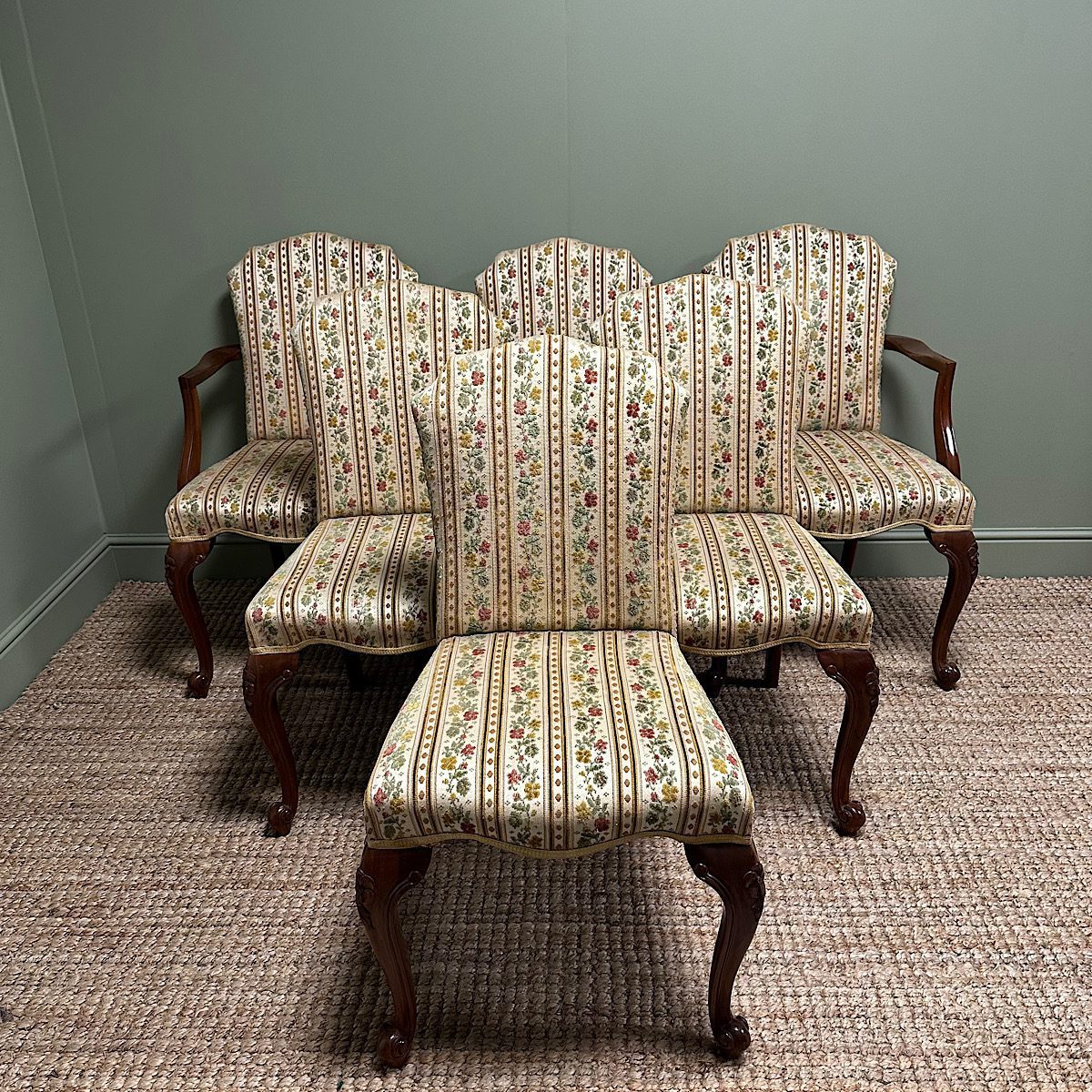 Quality Set of 6 Art Deco Chairs 1 Quality Set of 6 Art Deco Chairs