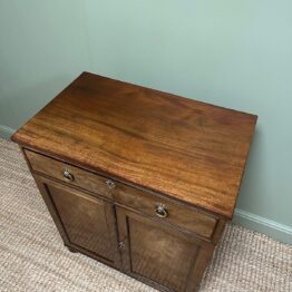 Stunning Small Mahogany Antique Regency Cupboard