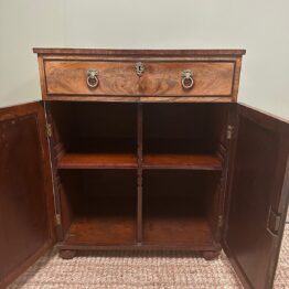 Stunning Small Mahogany Antique Regency Cupboard