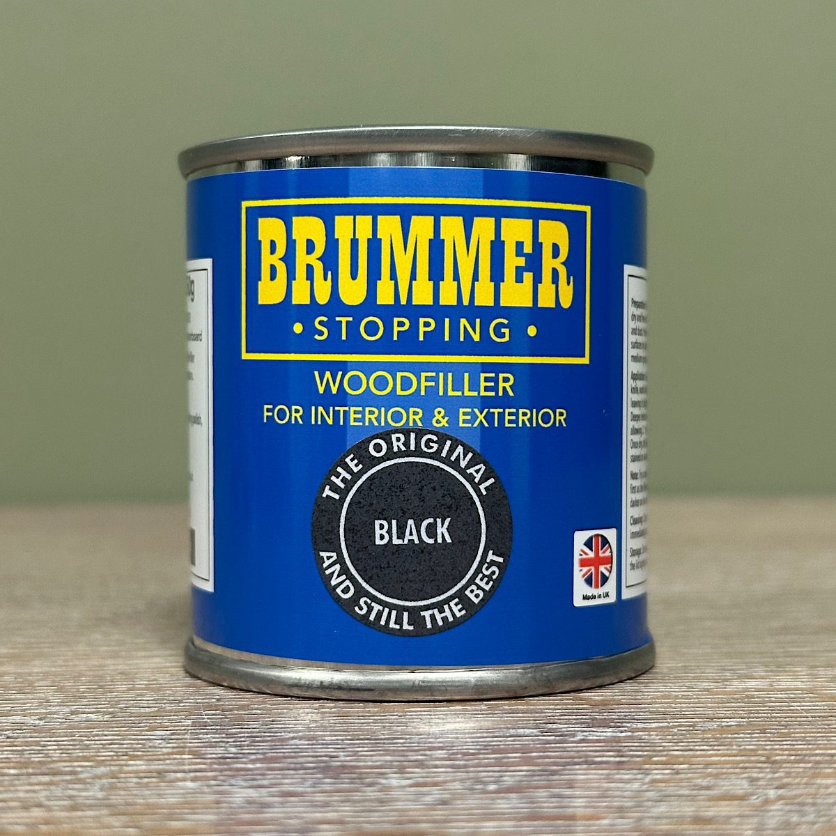 Brummer Wood Filler | Interior or Exterior 250g 7 Brummer Wood Filler Black