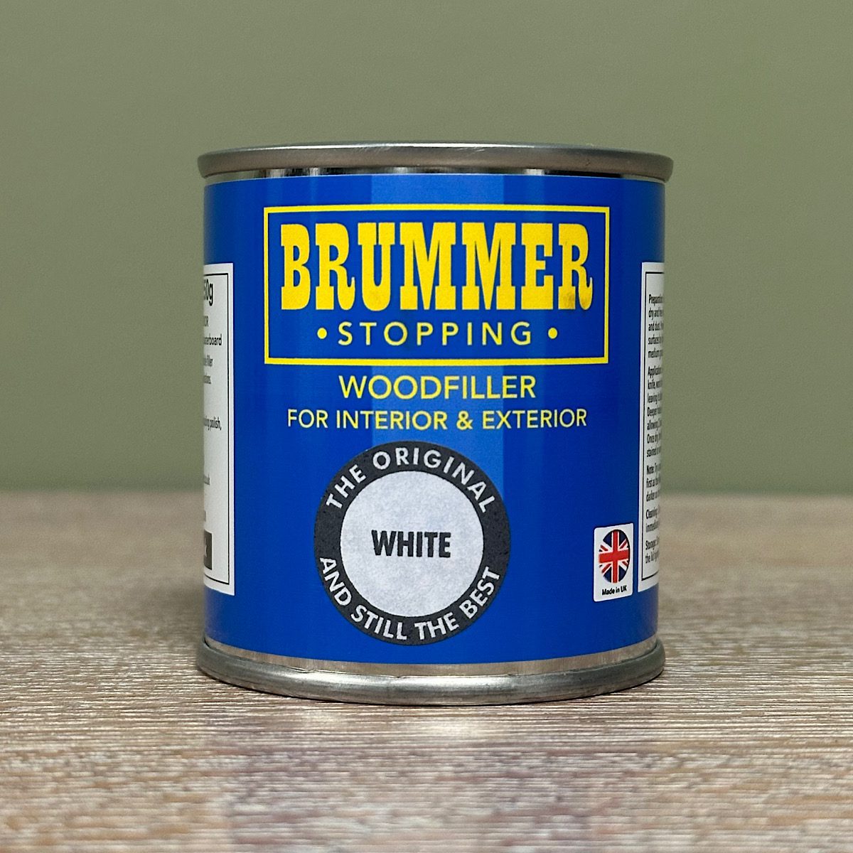 Brummer Wood Filler | Interior or Exterior 250g 6 Brummer Wood Filler White