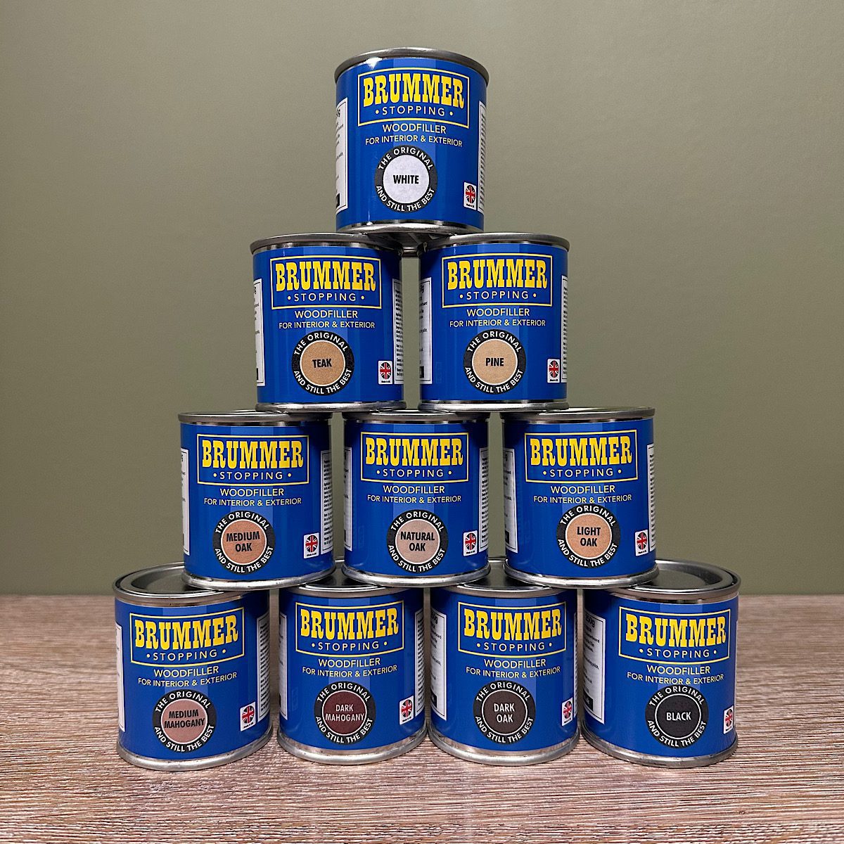 Brummer Wood Filler | Interior or Exterior 250g 1 Brummer Wood Filler