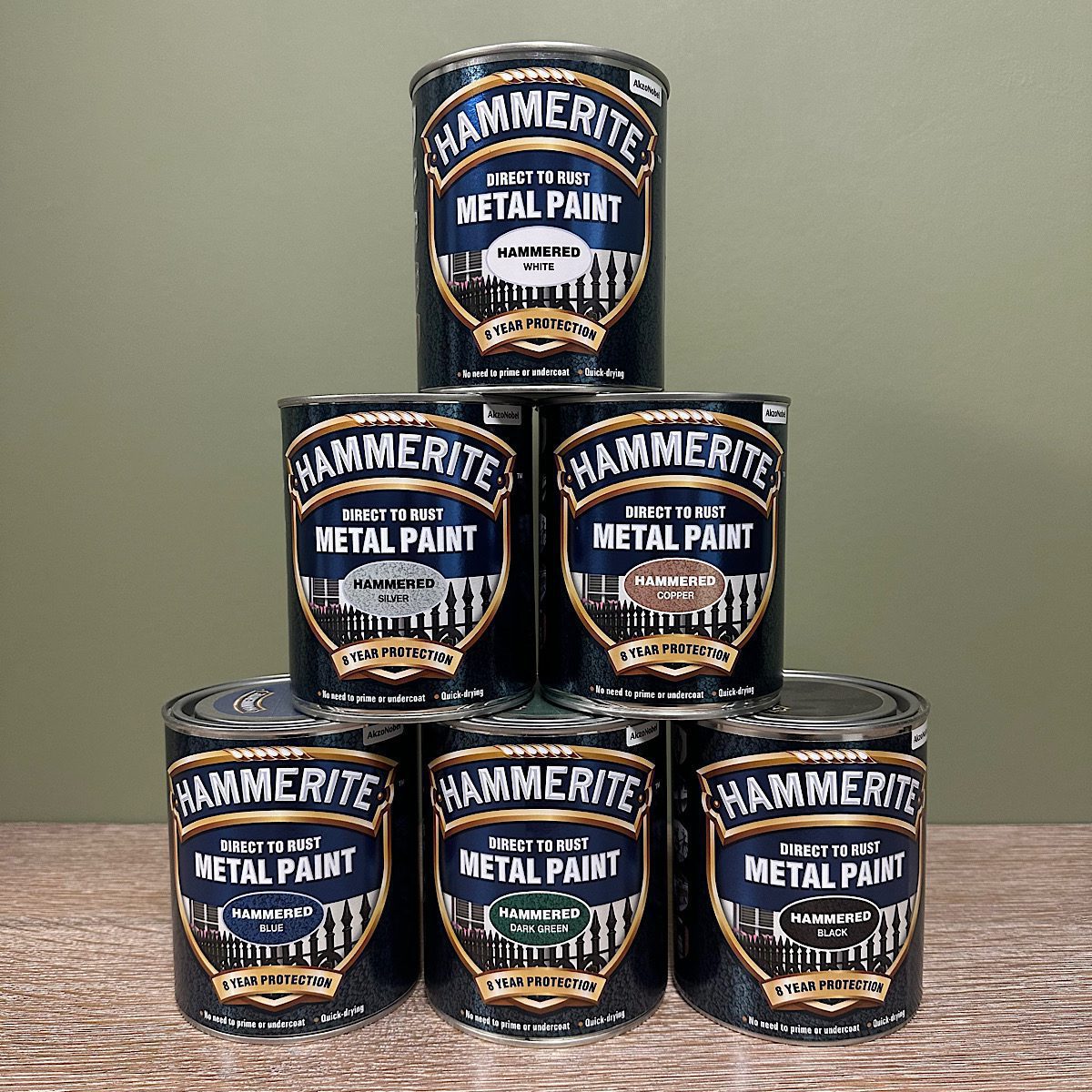Hammerite Metal Paint | Hammered or Smooth Finish - 750ml 1 Hammerite Metal Paint Hammered