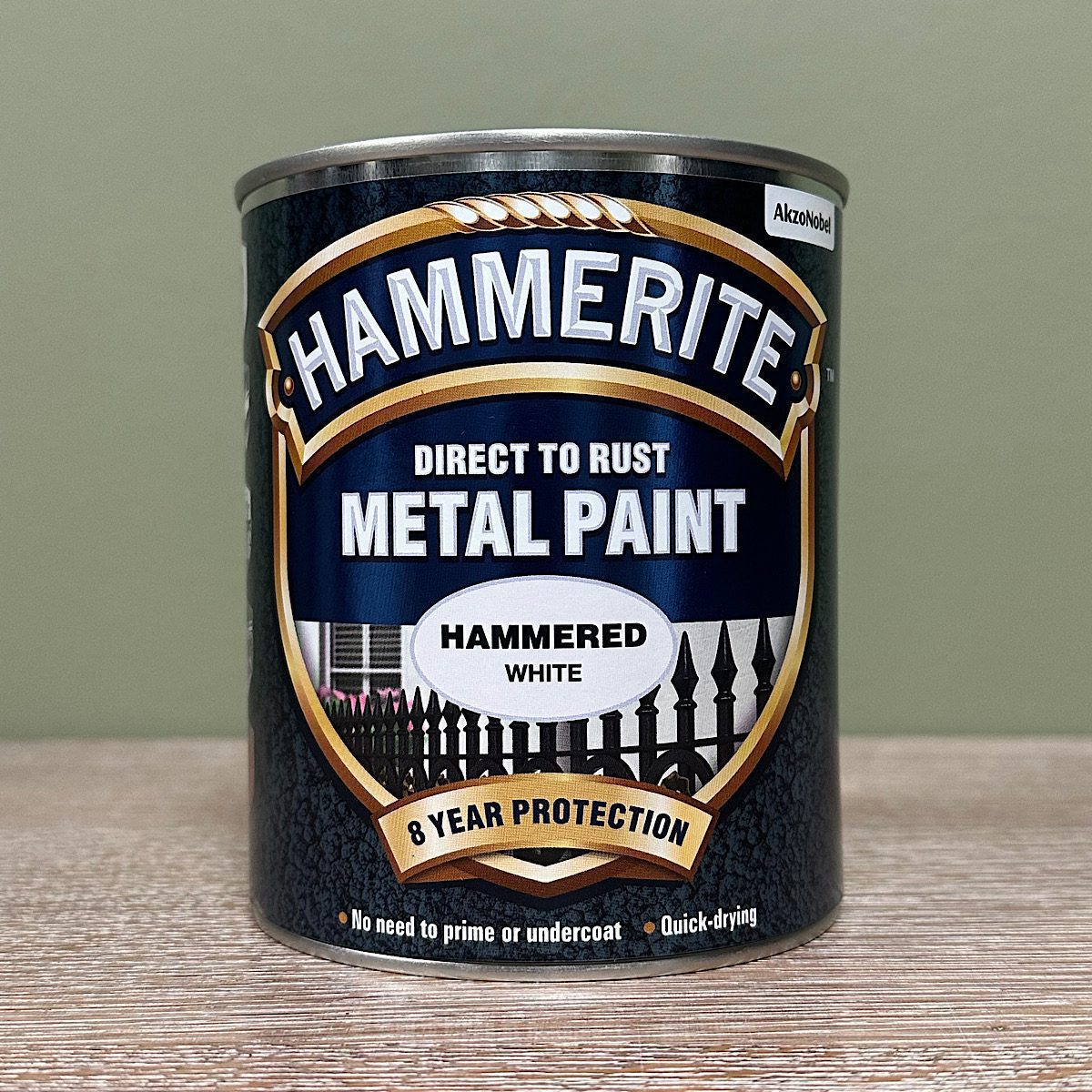 Hammerite Metal Paint | Hammered or Smooth Finish - 750ml 3 Hammerite Metal Paint Hammered White