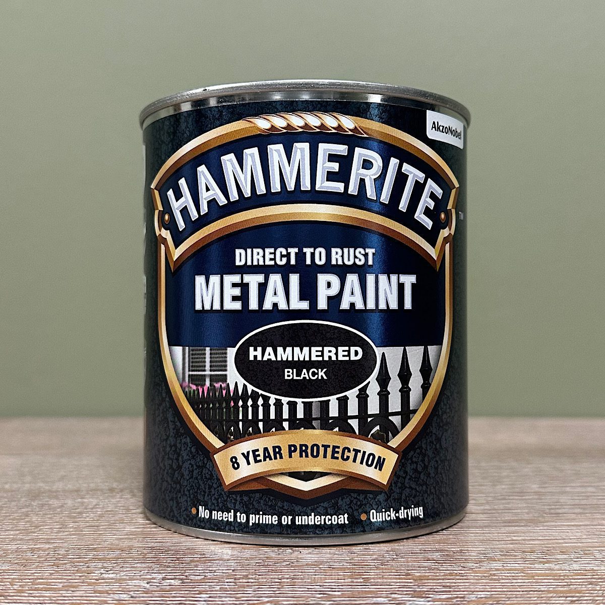 Hammerite Metal Paint | Hammered or Smooth Finish - 750ml 8 Hammerite Metal Paint Hammered Black