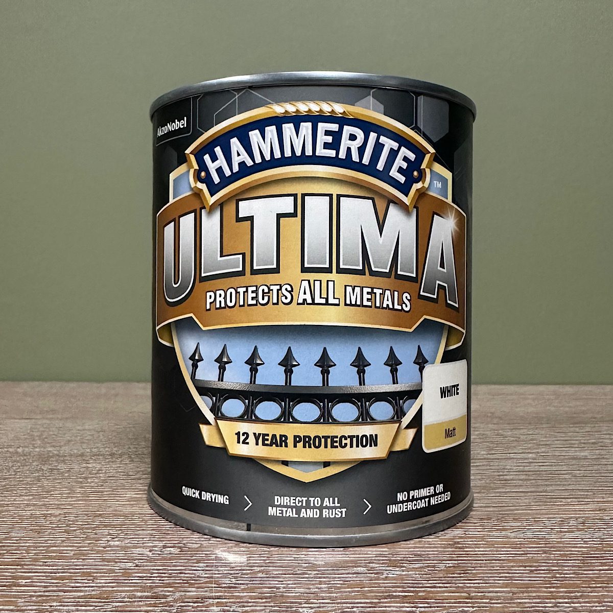 Hammerite Ultima Metal Paint - 750ml 7 Hammerite Ultima Metal Paint White Matt