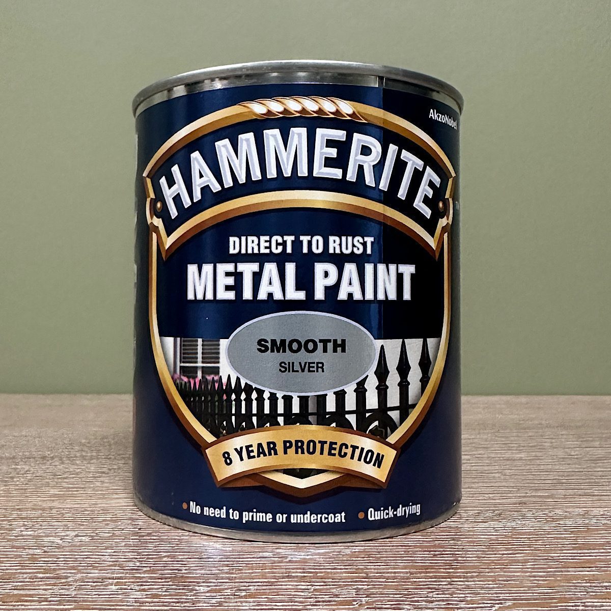 Hammerite Metal Paint | Hammered or Smooth Finish - 750ml 11 Hammerite Metal Paint Smooth Silver