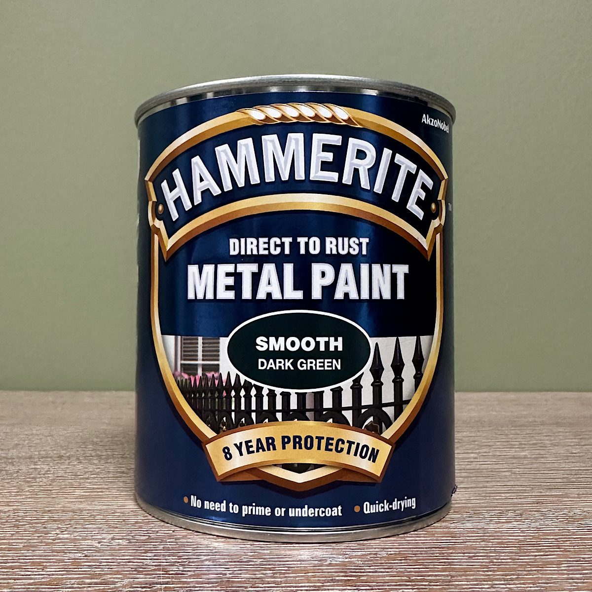 Hammerite Metal Paint | Hammered or Smooth Finish - 750ml 14 Hammerite Metal Paint Smooth Dark green