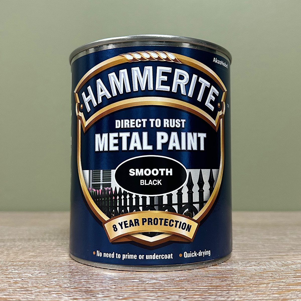 Hammerite Metal Paint | Hammered or Smooth Finish - 750ml 15 Hammerite Metal Paint Smooth Black