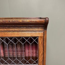 Stunning Edwardian Oak Stacking Antique Barrister Bookcase