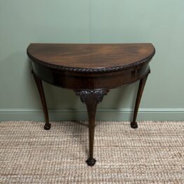 Stunning Antique Edwardian Card Table / Side Table