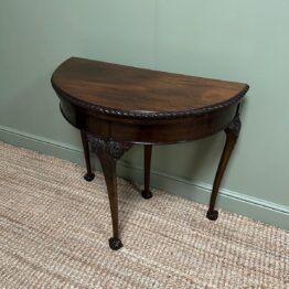 Stunning Antique Edwardian Card Table / Side Table