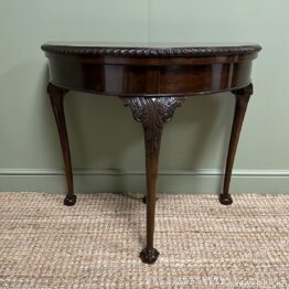 Stunning Antique Edwardian Card Table / Side Table