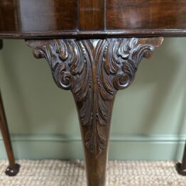 Stunning Antique Edwardian Card Table / Side Table