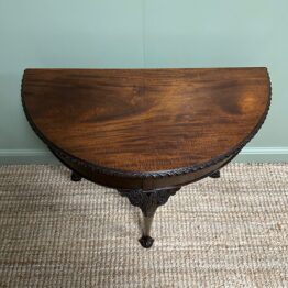 Stunning Antique Edwardian Card Table / Side Table